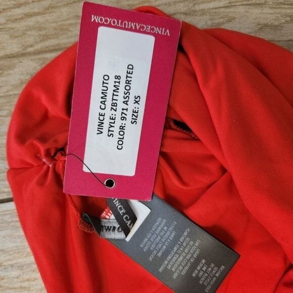 Vince Camuto Sanremo Solids  High Waisted Bikini Swim Bottom - Picture 4 of 5